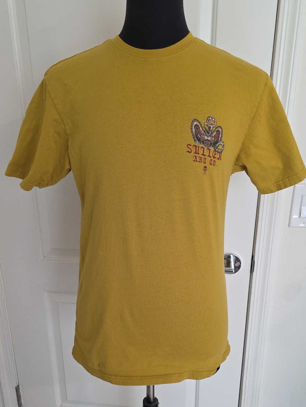 Sullen Art Co. Men's Mustard Short Sleeve Graphic Tee
